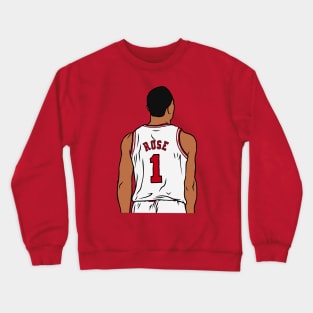 D Rose Back-To Crewneck Sweatshirt